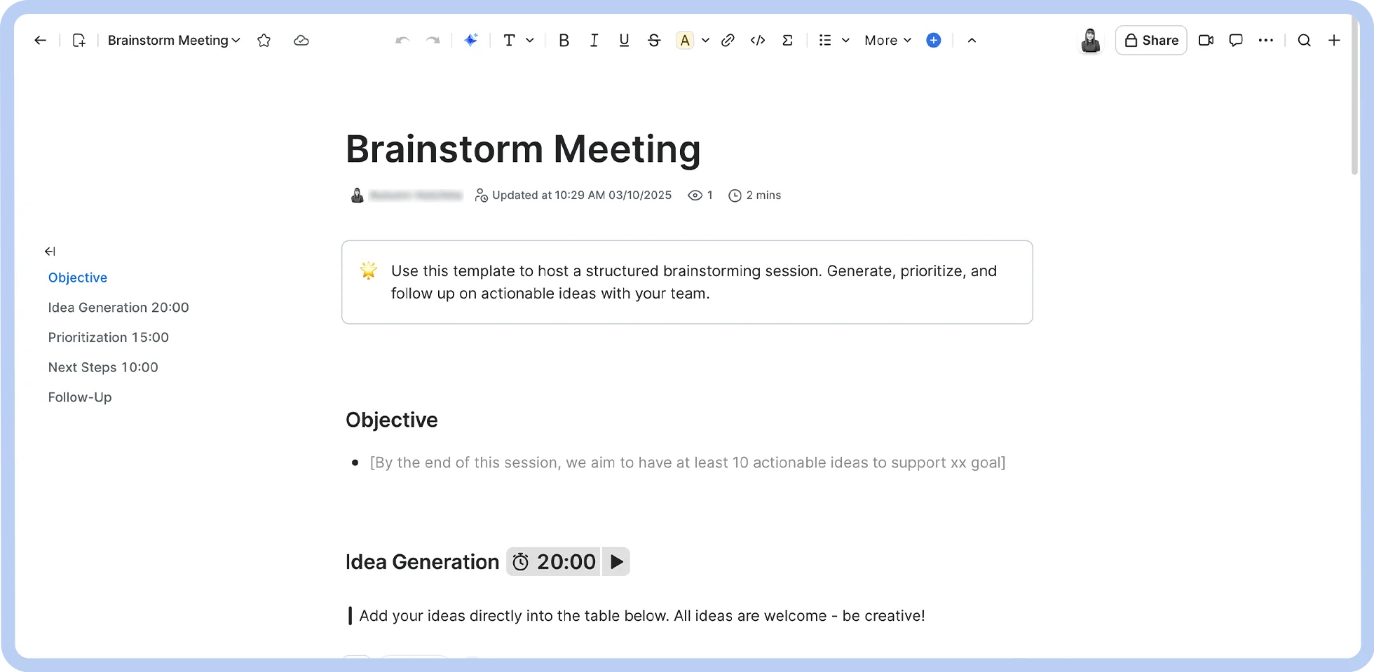 A screenshot of a Zoom Canvas template.